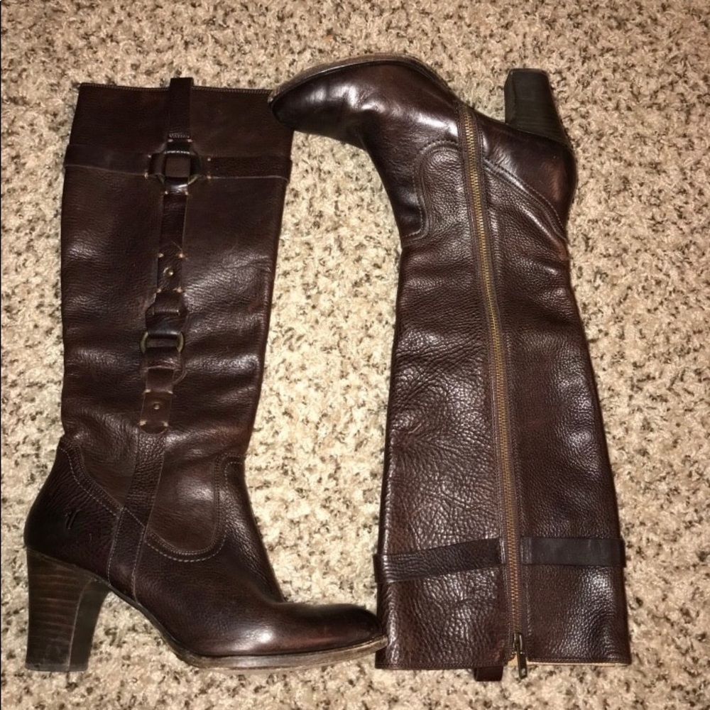 Frye Heel Boots